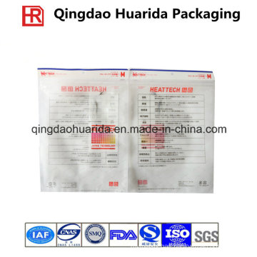 Factory Supply Printed Plastic Clothes Packaging Bags with Zipper